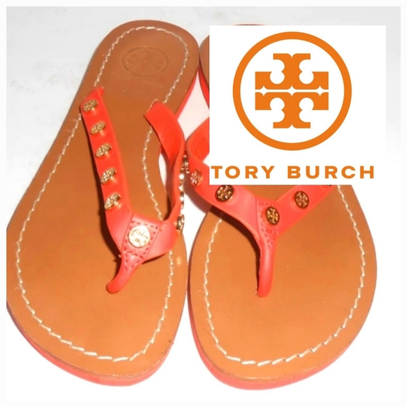 Tory Burch Shoes - TORY BURCH ORANGE SANDALS